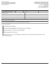 Pest Control Dealer License Renewal Application Packet - California, Page 5