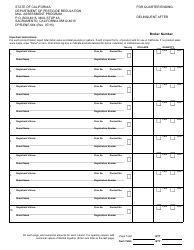 Form DPR-ENF-063/064 Broker&#039;s Report of Pesticide Sales in California - California, Page 2