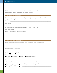 Document preview: Incident Report Form - California