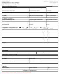 Document preview: Form PR-ENF-199 Pesticide Analysis Report - California