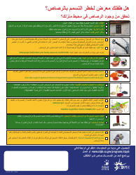 Childhood Lead Poisoning Prevention Program Checklist - California (English/Arabic), Page 2