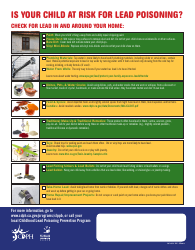 Childhood Lead Poisoning Prevention Program Checklist - California (English/Khmer)