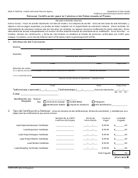 Formulario CDPH8553 Certificacion De Trabajar En Construccion Relacionada Al Plomo Formulario Y Instrucciones Para Renovar Certificacion - California (Spanish), Page 3
