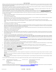 Form CDPH8582 Export Document Application - California, Page 2