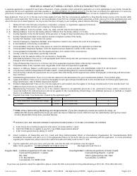 Form CDPH52N New Drug Manufacturing License Application - California, Page 2