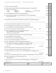 Form CDPH4472 C Prenatal Nutrition Assessment - California, Page 3