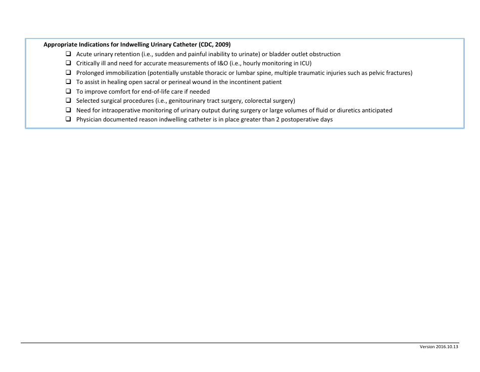 Indwelling Urinary Catheter Maintenance Practices Adherence Monitoring Tool - California, Page 2