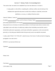 Form CDPH8456 Special Power of Attorney - California, Page 7