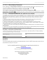 Form CDPH8750 Provider/Clinical Guidance Professional Enrollment Application - California, Page 2