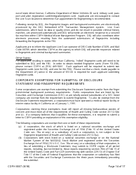 Form CDPH8007 Transfer Station and Treatment Facility Disclosure Statement - California, Page 14