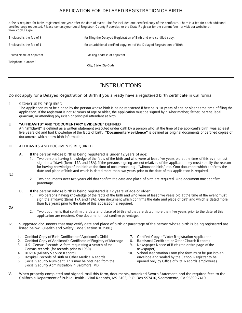 Form VS85 - Fill Out, Sign Online and Download Fillable PDF, California ...