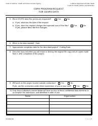 Form VS148 Cdph Program Request for Oshpd Data - California, Page 7