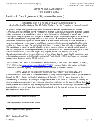 Form VS148 Cdph Program Request for Oshpd Data - California, Page 8
