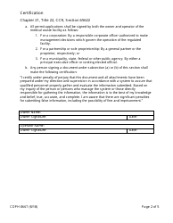 Form CDPH8667 Medical Waste Offsite Transfer Station and Treatment Facility Permit Application - California, Page 2