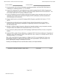 Form CDPH8243 IA3 Duties and Responsibilities of the Alternate Radiation Safety Officer (Arso) for Portable Nuclear Gauge Facilities - California, Page 2