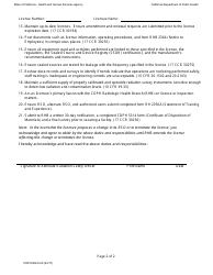 Form CDPH8243 IA5 Duties and Responsibilities of the Alternate Radiation Safety Officer (Arso) for Veterinary Facilities - California, Page 2