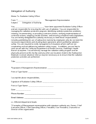 Form CDPH8243 MRMA Duties and Responsibilities of the Radiation Safety Officer (Medical and Academic) and Delegation of Authority - California, Page 3
