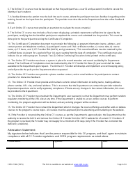 Form CDPH192B Application for Initial/Renewal Approval as an Online Continuing Education Provider - California, Page 4