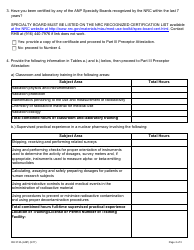 Form RH313A (ANP) Radioactive Materials Authorized Nuclear Pharmacist Training and Experience and Preceptor Attestation - California, Page 2