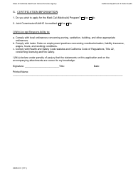 Form CDPH611 Licensing and Certification for an Affiliate Primary Care Clinic Application - California, Page 2