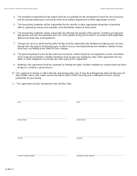 Form HS602 Transfer Agreement - California, Page 2