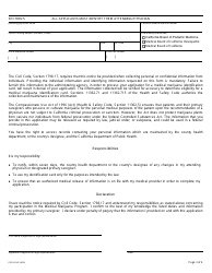 Form CDPH9042 Medical Marijuana Program Application/Renewal - California, Page 3