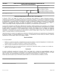 Formulario CDPH9042 (SP) Solicitud/Renovacion - Programa De Marihuana Para Uso Medico - California (Spanish), Page 3