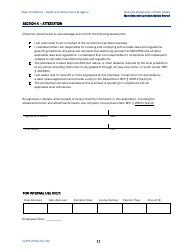 Form CDPH-9039 Annual License Application - Cannabis Manufacturing - California, Page 11