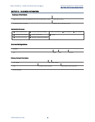 Form CDPH-9039 Annual License Application - Cannabis Manufacturing - California, Page 4
