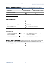 Form CDPH-9039 Annual License Application - Cannabis Manufacturing - California, Page 7