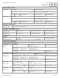 Form CDPH8607 Brucellosis Case Report - California, Page 3
