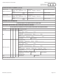 Form CDPH8607 Brucellosis Case Report - California, Page 4