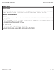 Form CDPH8607 Brucellosis Case Report - California, Page 7