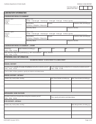 Form CDPH8670 Dengue Case Report - California, Page 3