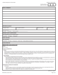 Form CDPH8670 Dengue Case Report - California, Page 4