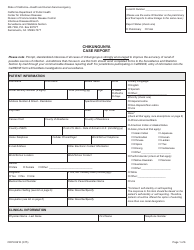 Form CDPH8618 Chikungunya Case Report - California
