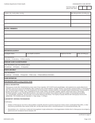 Form CDPH8618 Chikungunya Case Report - California, Page 4