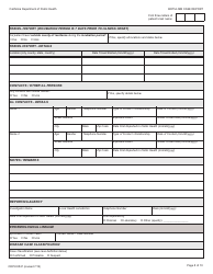 Form CDPH8547 Botulism Case Report - California, Page 8
