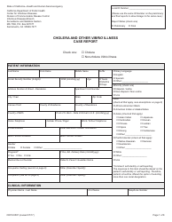 Form CDPH8587 Cholera and Other Vibrio Illness Case Report - California