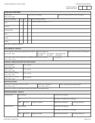 Form CDPH8657 Malaria Case Report - California, Page 2