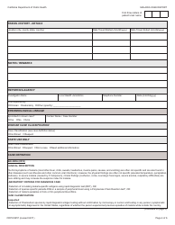 Form CDPH8657 Malaria Case Report - California, Page 4