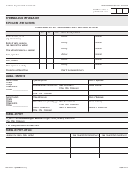 Form CDPH8577 Leptospirosis Case Report - California, Page 4
