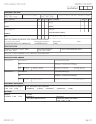 Form CDPH8270 Babesiosis Case Report - California, Page 2
