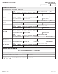 Form CDPH8270 Babesiosis Case Report - California, Page 3