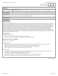 Form CDPH8270 Babesiosis Case Report - California, Page 5