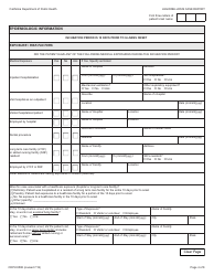 Form CDPH8588 Legionellosis Case Report - California, Page 4