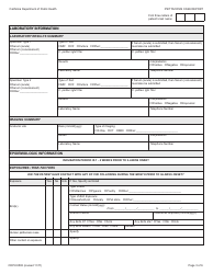 Form CDPH8583 Psittacosis Case Report - California, Page 3