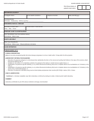 Form CDPH8526 Human Rabies Case Report - California, Page 6