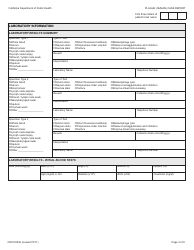 Form CDPH8549 Plague (Human) Case Report - California, Page 4
