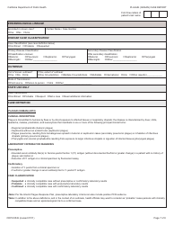 Form CDPH8549 Plague (Human) Case Report - California, Page 7